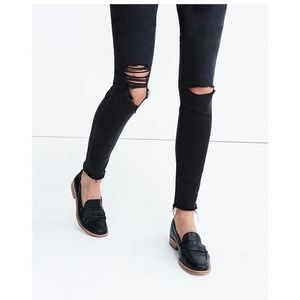 Madewell High-Rise Skinny Jeans in Black Sea size 32